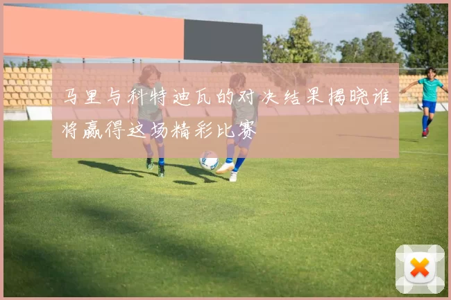马里与科特迪瓦的对决结果揭晓谁将赢得这场精彩比赛